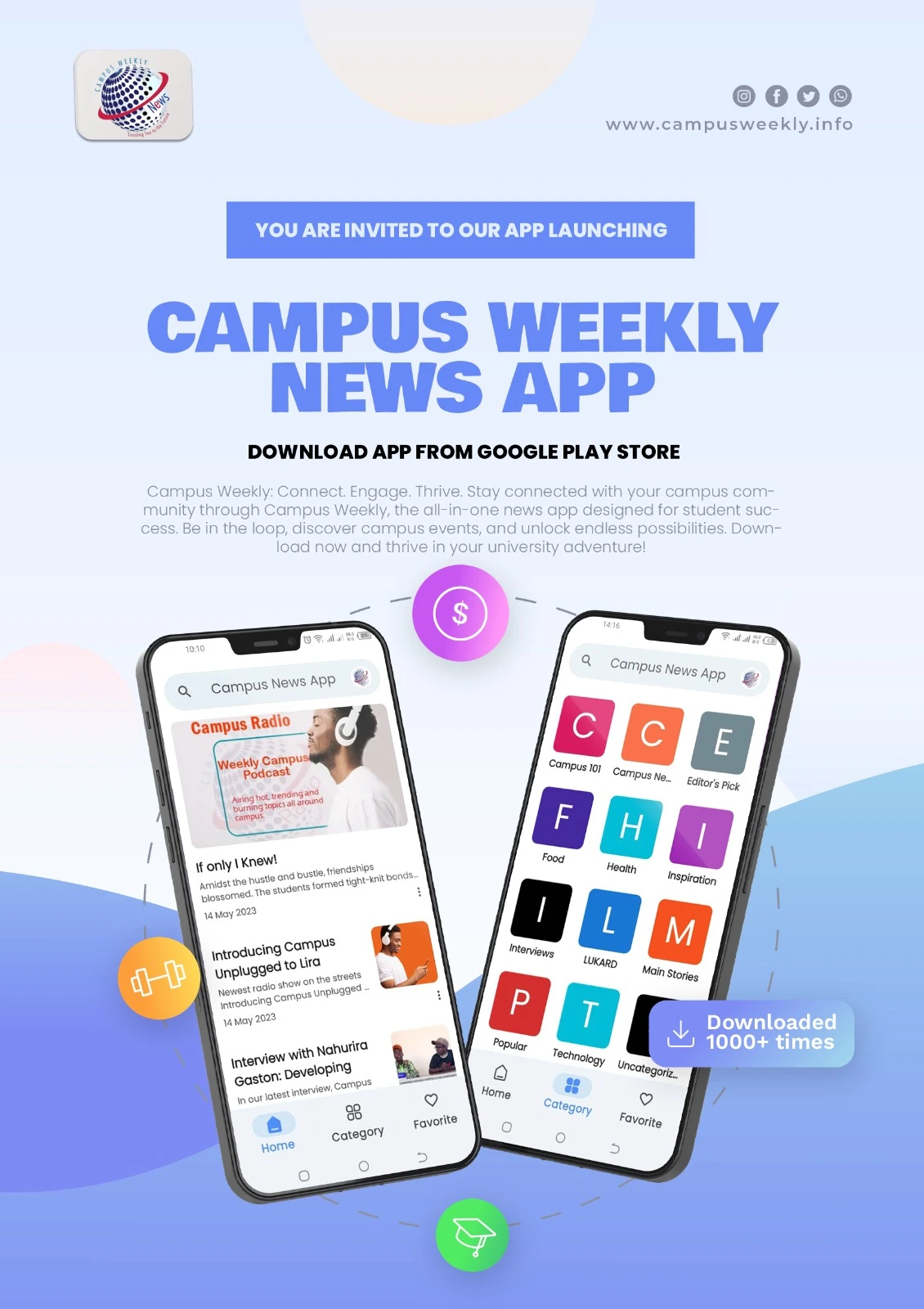 Campus Weekly News App on Google Play Store