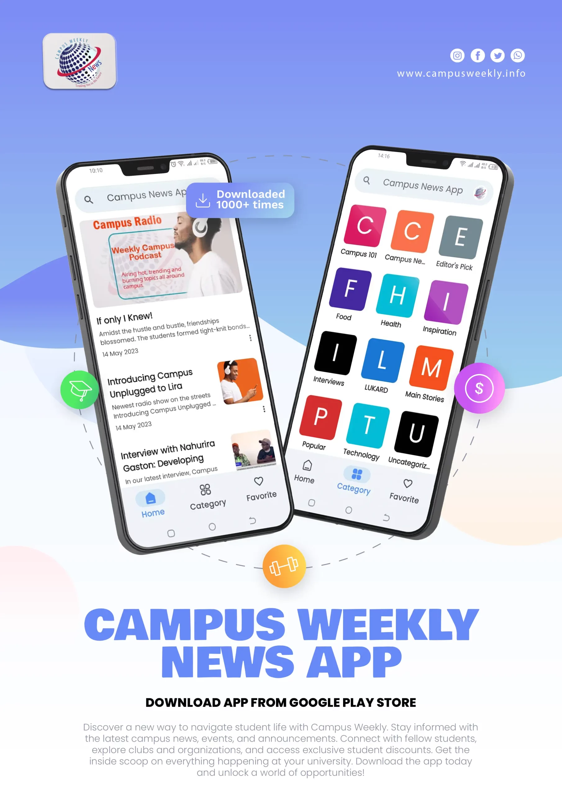 Campus Weekly News Flyer